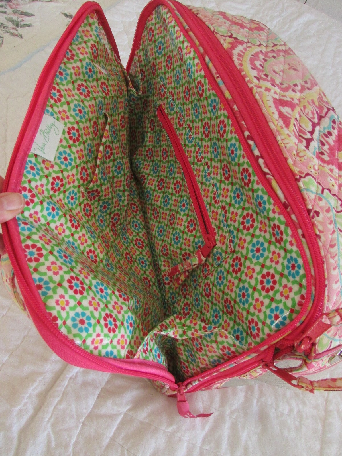 Vera Bradley Pet Carrier Cat Dog Paisley Pink