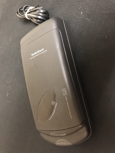 RadioShack VHS Cassette Winder Video Tape Rewinder Black Tested Works Great