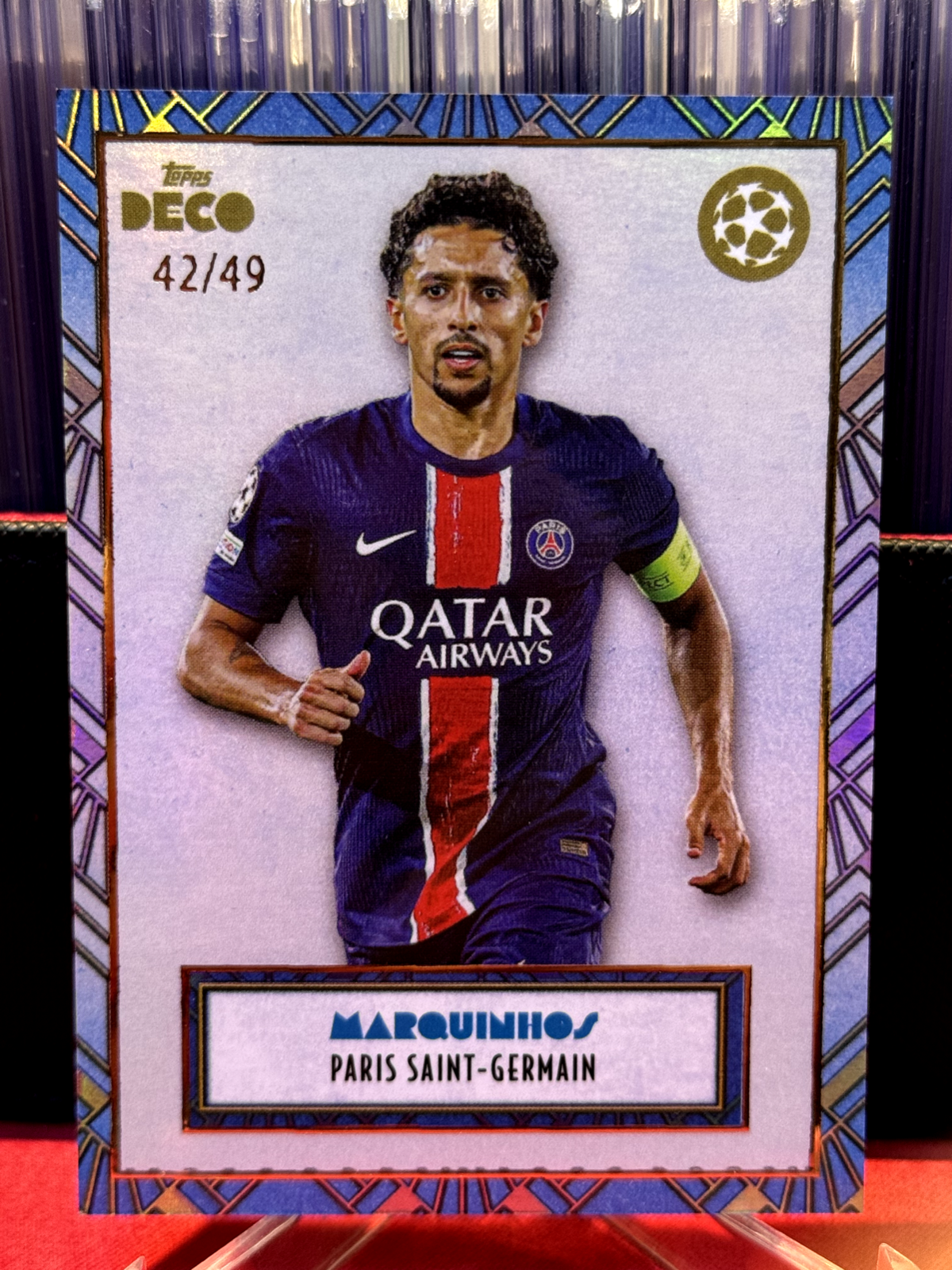 シャビ シモンズ　直筆サイン　25枚限定　topps PARIS SOCCER 50枚限定 2024-25 Topps シャビ・シモンズ 直筆サイン - メルカリ