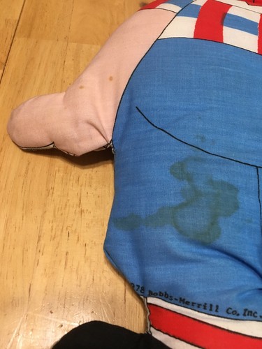 Bobbs-Merrill Co Raggedy Ann  & Andy Stuffed Pillow Dolls 1978 VTG 20” Pre-Owned