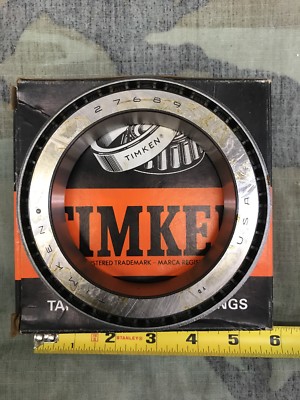 TIMKEN 27689 TAPERED ROLLER BEARING, SINGLE CONE, PRECISION TOLERANCE, STRA...