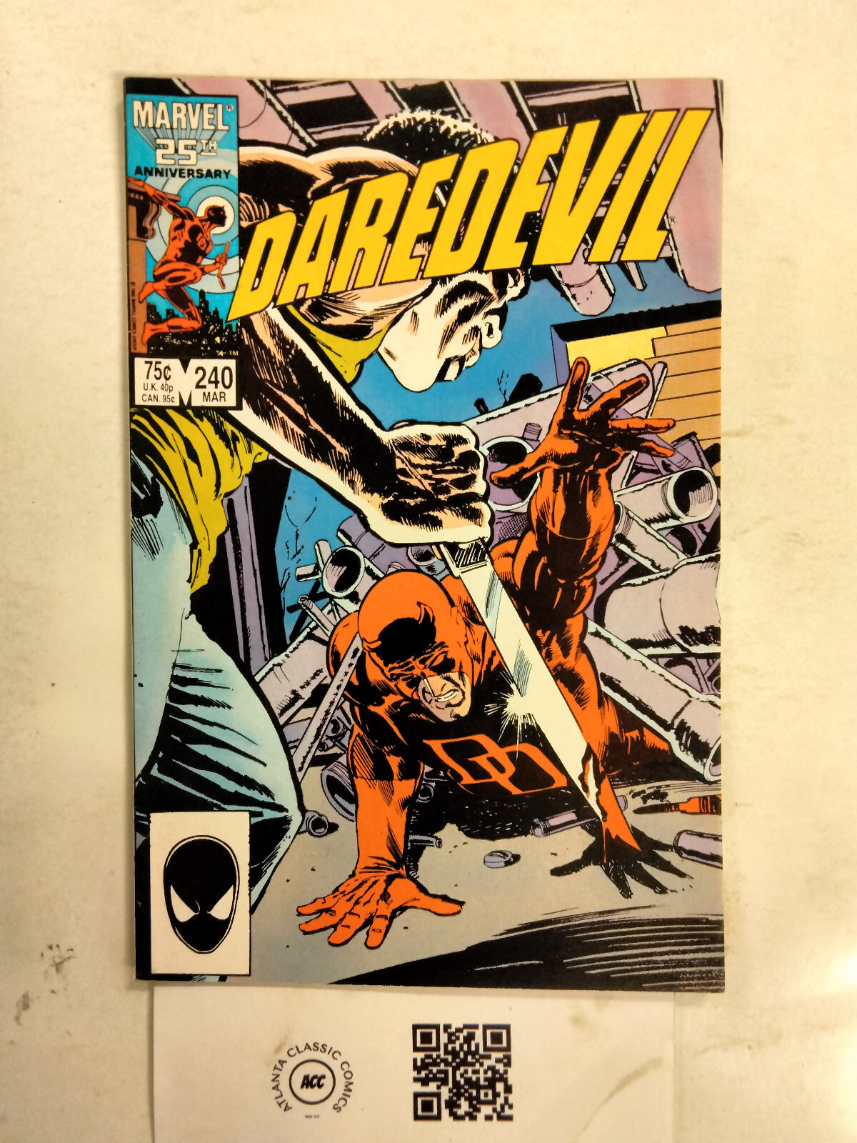 Daredevil 240 VF Marvel Comic Books Elektra Bullseye Avengers