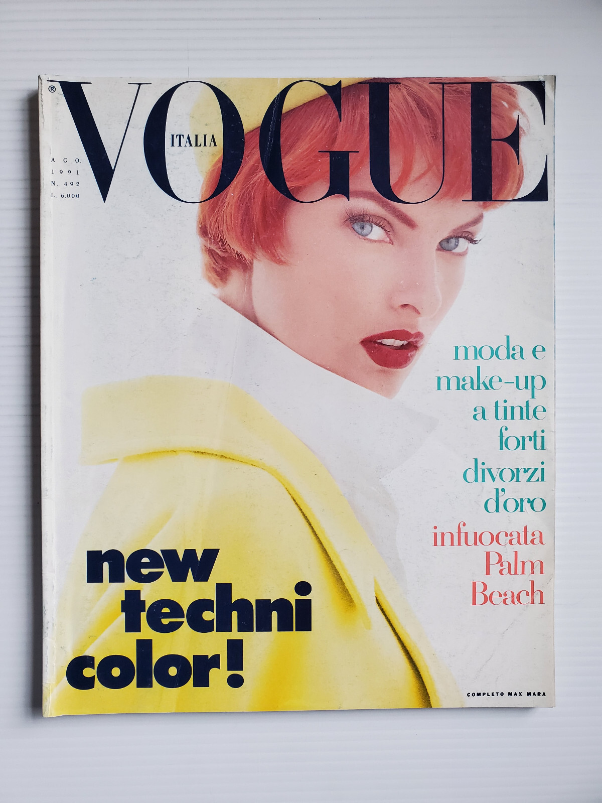 VOGUE ITALIA No.486 FEBBRAIO(2月号) 1991 VOGUE ITALIA No.486 FEBBRAIO(2月号) 1991 VOGUE ITALIA No.486