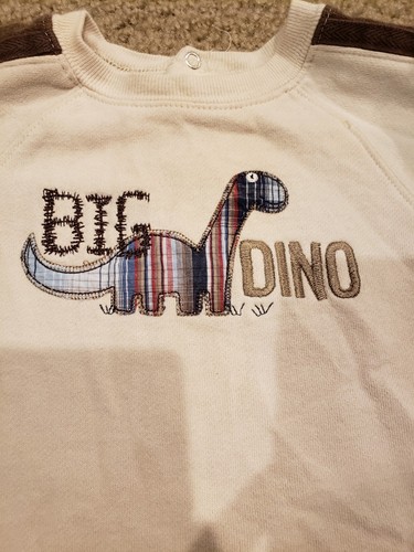 6 month boy clothes Dinosaur sweater Carter's  Snaps cute