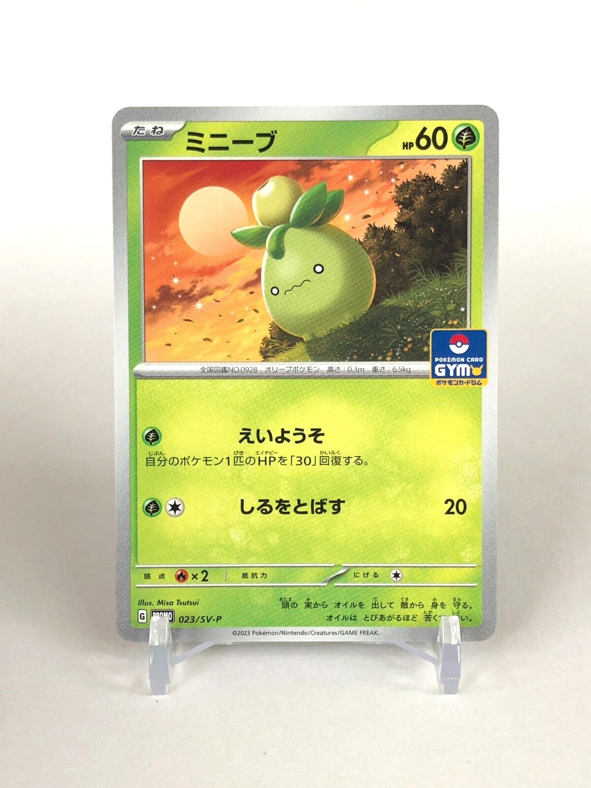 ポケモン シルバー デモ ソフト Smoliv Pokemon Card GYM Promo 023/SV-P TCG Nintendo Japanese