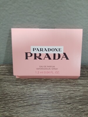 NEW WOMENS PRADA PARADOXE EAU DE PARFUM SAMPLE SPRAY 1.2 ML / 0.04 FL OZ