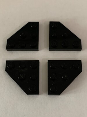 LEGO Parts 2450 (4pcs) Wedge, Plate 3 x 3 Cut Corner Choose Color