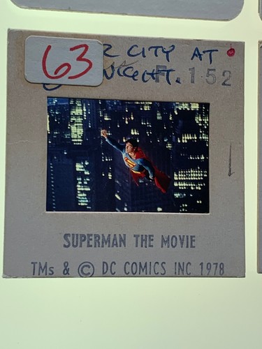 4 Superman Movie 35mm Photo Slides Christopher Reeve DC Comics Vintage Lot #5