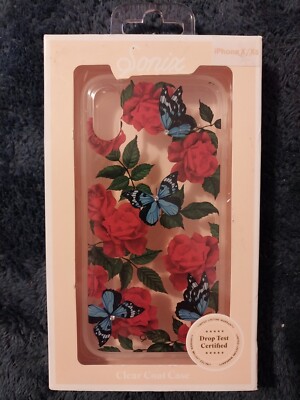 Sonix Butterfly Garden Clear Coat Case for iPhone X/XS Only NEW