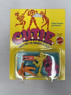 C.U.T.I.E. Dolls Figures 4 Pack New in Package 1986 Mattel 