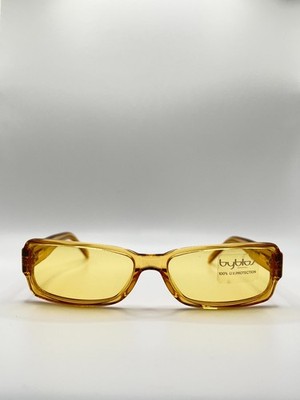 Byblos U256-S 53-15-135 Gelb Rechteckig Sonnenbrille Mit Sehstärke