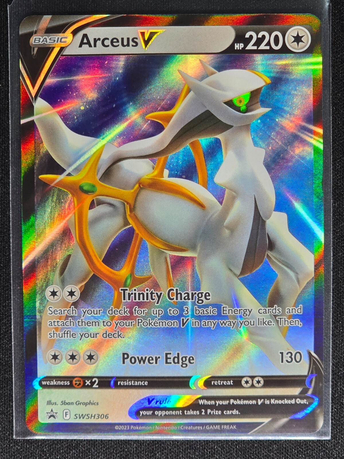 ポケモンカードゲーム Arceus V psa10 PSA10 Arceus V 112/100 SR SA Alt Art Star Birth 2022 Holo