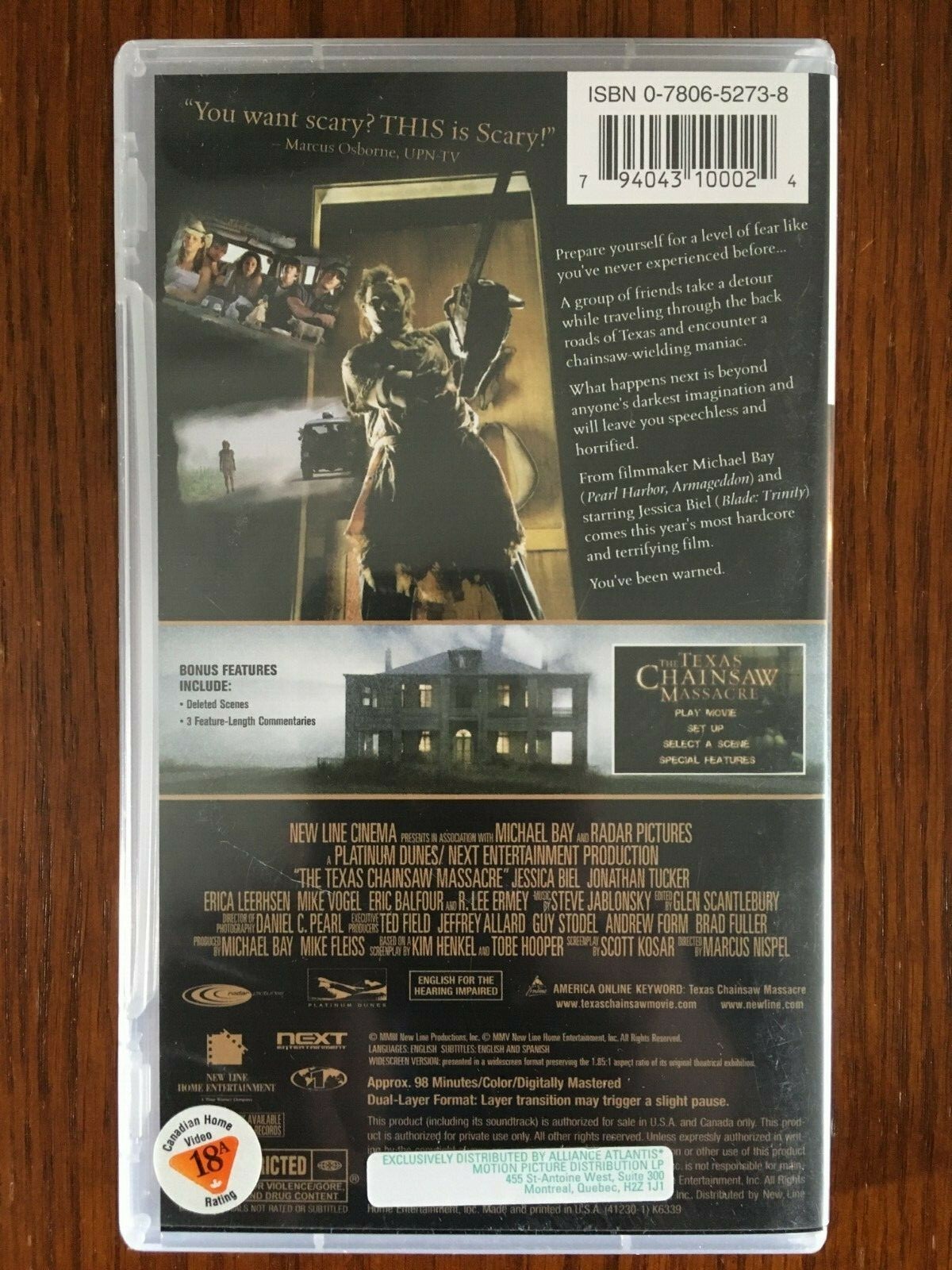 Texas Chainsaw Massacre UMD (Sony PSP, 2005)