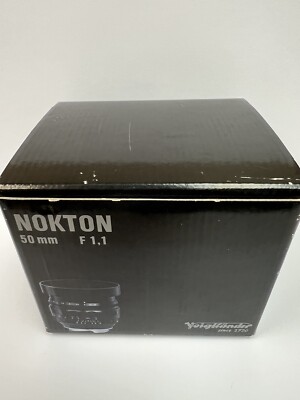 Voigtlander NOKTON 50mm f/1.1 Lens For Leica M Mount