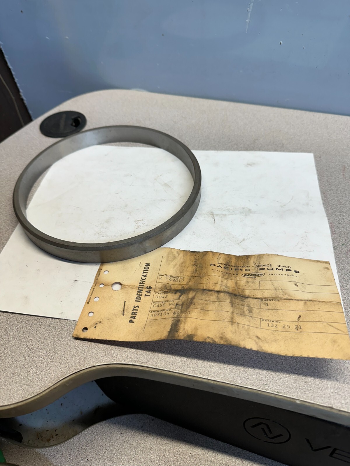 PACIFIC PUMPS (DRESSER) CASE WRG RING R-47017, NEW FREE