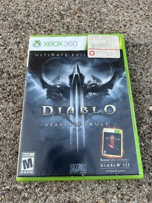 Diablo 3 III: Reaper of Souls Ultimate Evil Edition Xbox 360 2014 Tested Working