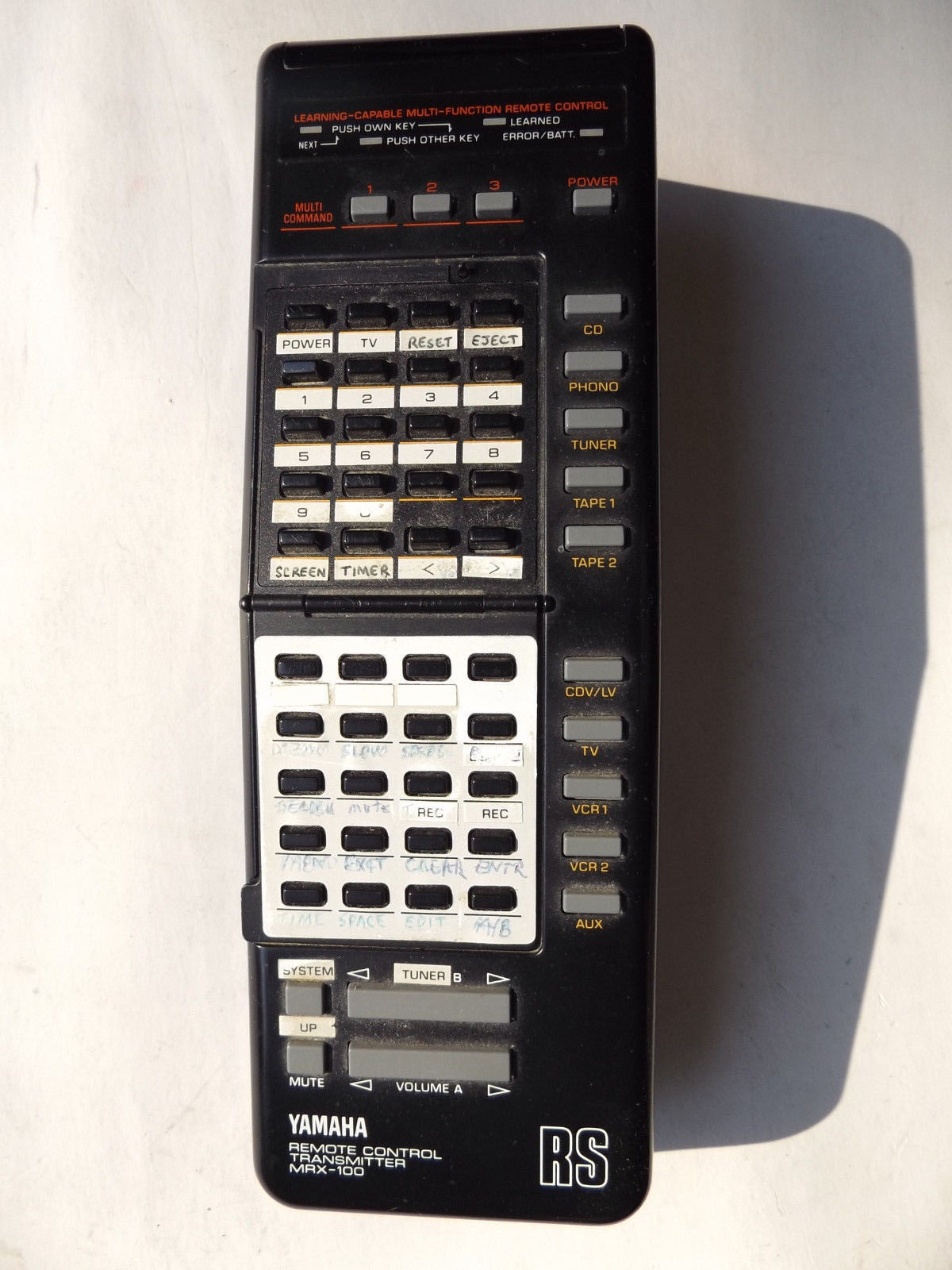 YAMAHA MRX-100 LEARNING REMOTE CONTROL GOOD USED