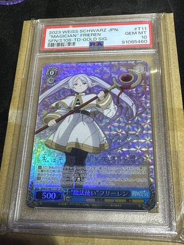 PSA 10 Weiss Schwarz Magician Frieren SP Signature Beyond PSA 10 Weiss Schwarz Magician Frieren SP Signature Beyond