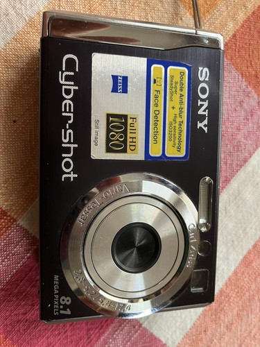 Sony Cyber-shot DSC-W90 8.1MP Digital Camera - Black