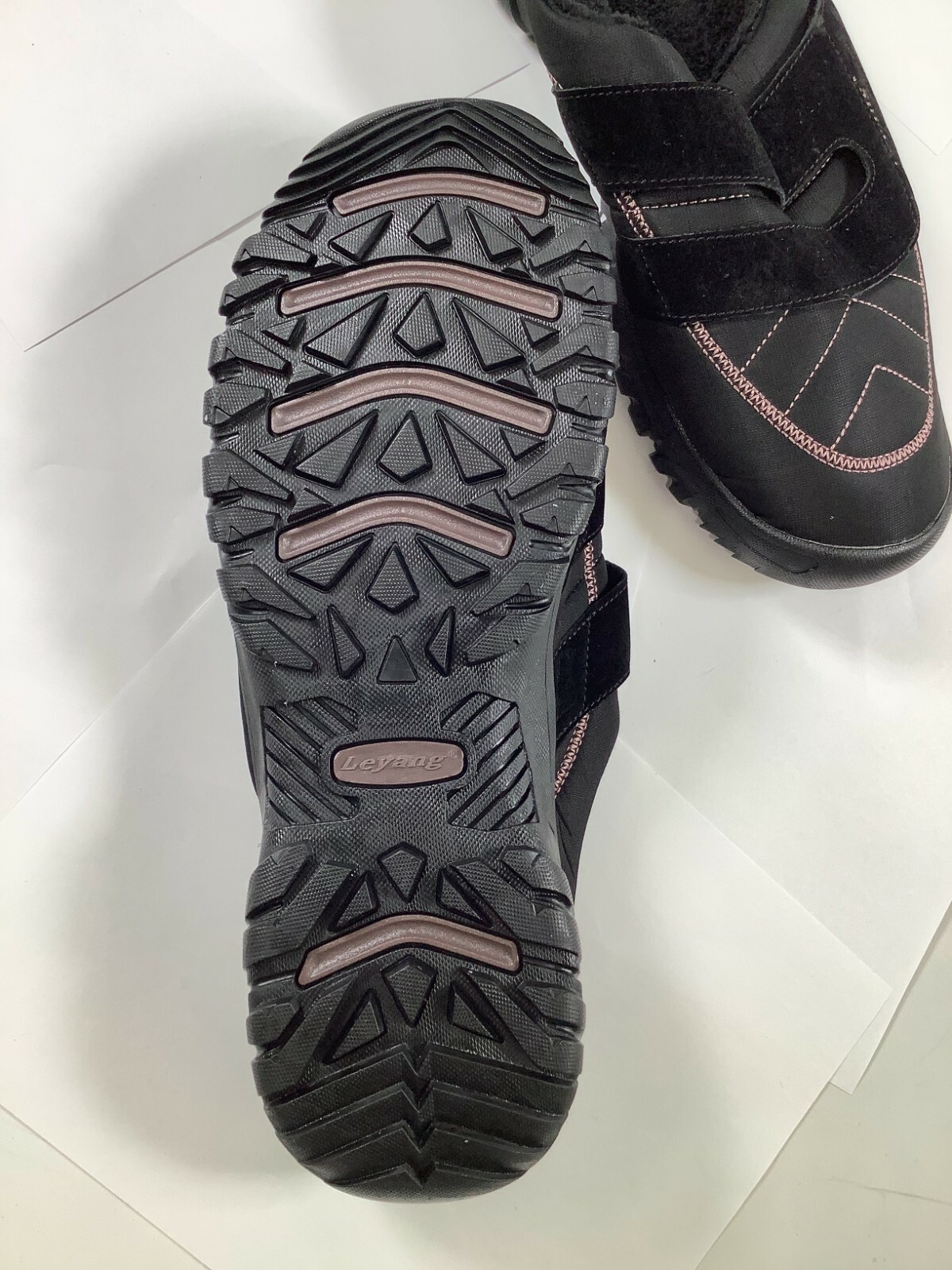 Mens Leyang Black Dacomfy Shoes Size 14 