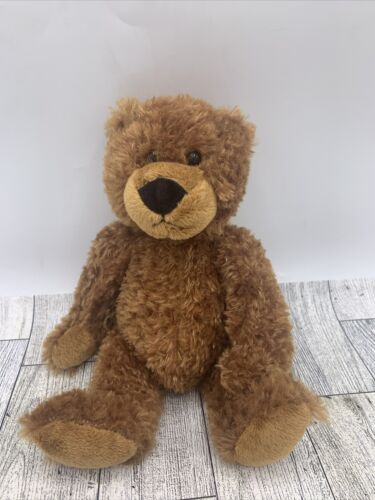 Aurora World Stuffed Animal Brown Teddy Bear Plush Bean Bag Toy 7