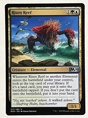 Risen Reef NM Magic 2020 MTG
