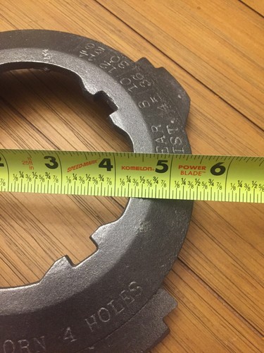 Cole Planter Plate 4 Hole Corn Vintage Farm Antique Steampunk NC