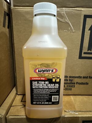 Wynn's SAE 75W-90 Synthetic Gear Oil with Limited Slip Friction Modifier 32OZ