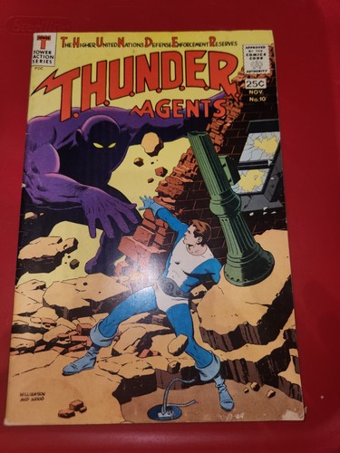 T.H.U.N.D.E.R. Agents #10 (1966, Tower Action Series) Operation Armageddon
