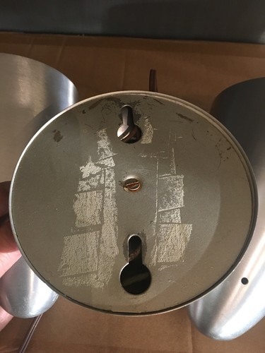 Vintage Mid Century Modern Wall Sconce MCM Retro ,, Works. 8 Inches Long . Each