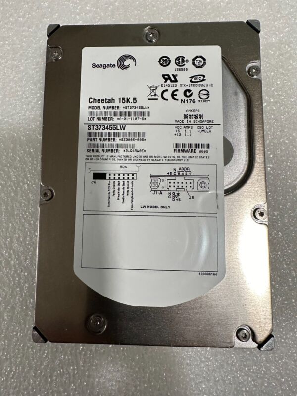 Seagate Cheetah 15k.5 St373455lw 73.4gb  Cache Scsi 68pin Hdd Untested