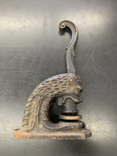 Lion Head Press Stamp Seal Notary “the Vineville Imp Co. 1906”