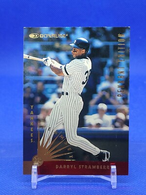 1997 Donruss Team Set DARRYL STRAWBERRY PENNANT EDITION PARALLEL #132 YANKEES