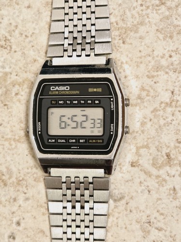 【80's VTG】 CASIO Alarm Chronograph W-250 Vintage CASIO AX-250 RARE JAPAN 80's LCD Digital Watch READ