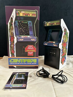 Replicade Centipede 1/6 Scale Mini Arcade Game New Wave Toys LE- Complete In Box