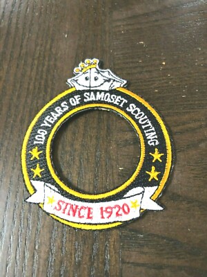 BSA 100 YEARS OF SAMOSET SCOUTING SINCE 1920 PATCH