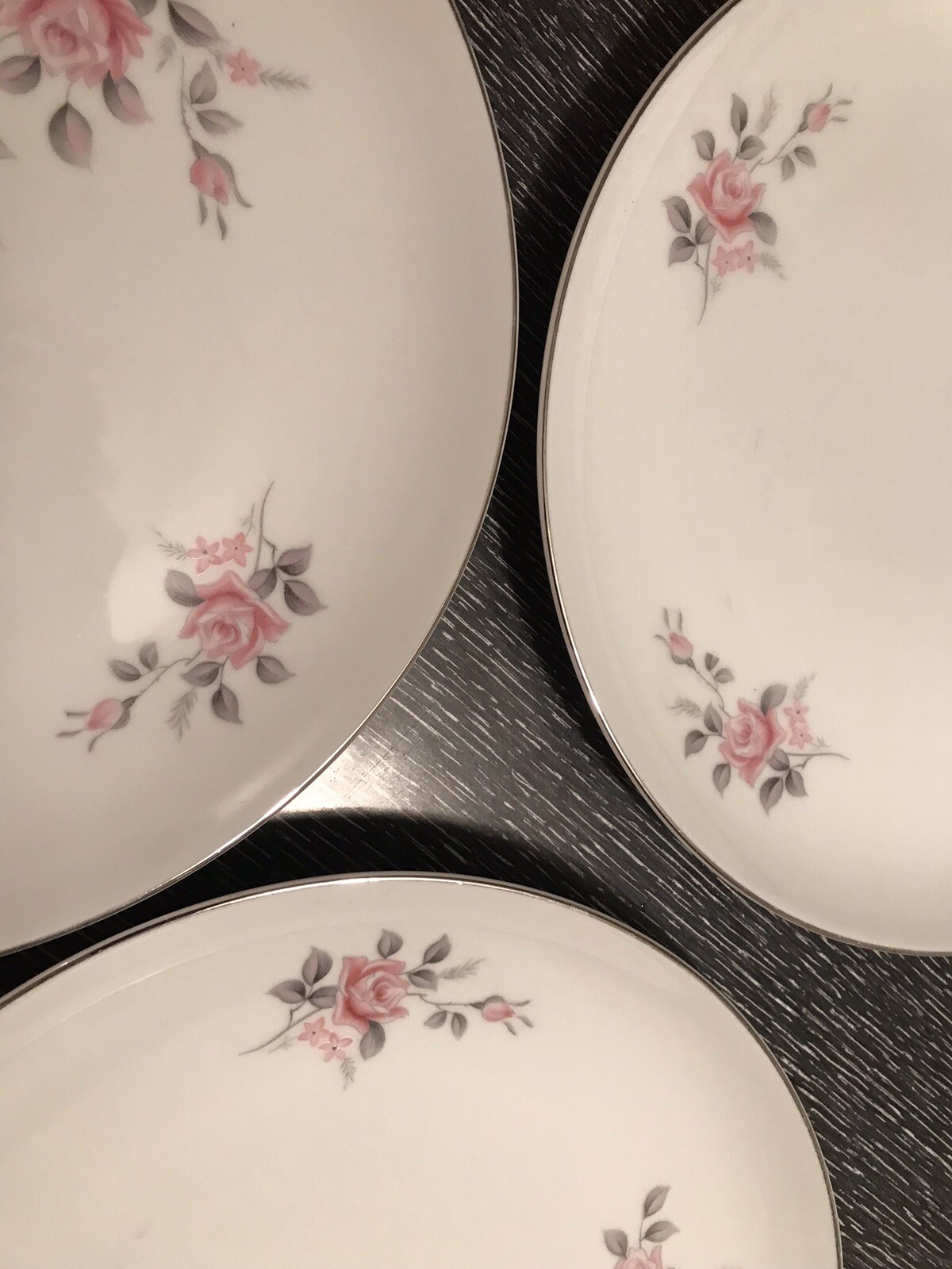 Three Harmony House Janet 3837 Dinner Plates