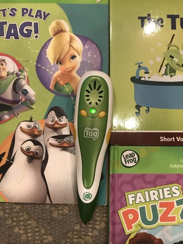 Lot of 12 Leap Frog Leap Tag Reader Books and Pen