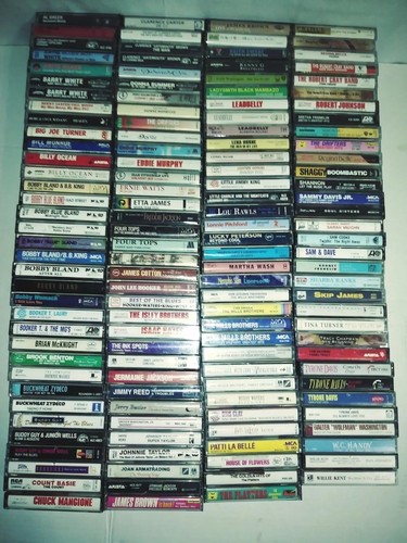 Rare 138 Cassette Tape Collection Blues R&b Jazz