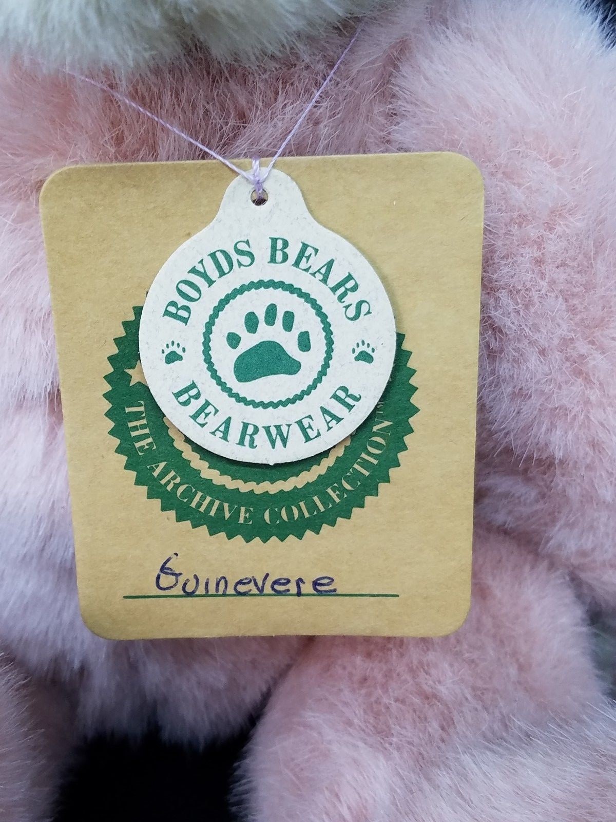 Boyds Bear Plush, Guinevere - Boyds Bear Bearwear, The Archive Collection