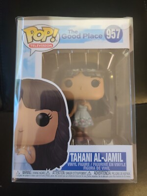 Funko Pop + Protector! The Good Place #957 Tahani Al-Jamil BRAND NEW IN BOX