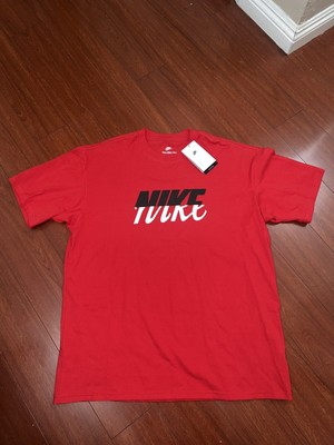 Nike Mens Max90 Loose Fit NSW Tee T-Shirt Medium FD1286-657 University Red New