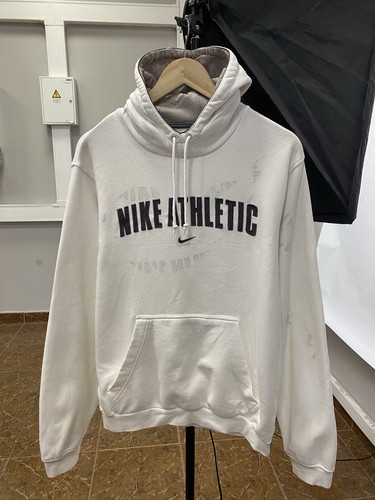トップス 90s old NIKE foodie archive y2k Vintage Y2K Nike Center Swoosh Distressed Hoodie / 90s