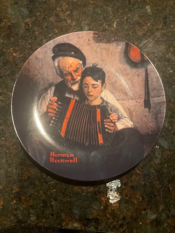 Norman Rockwell Collector Plates Limited Ed Knowles w/COA Gourmet