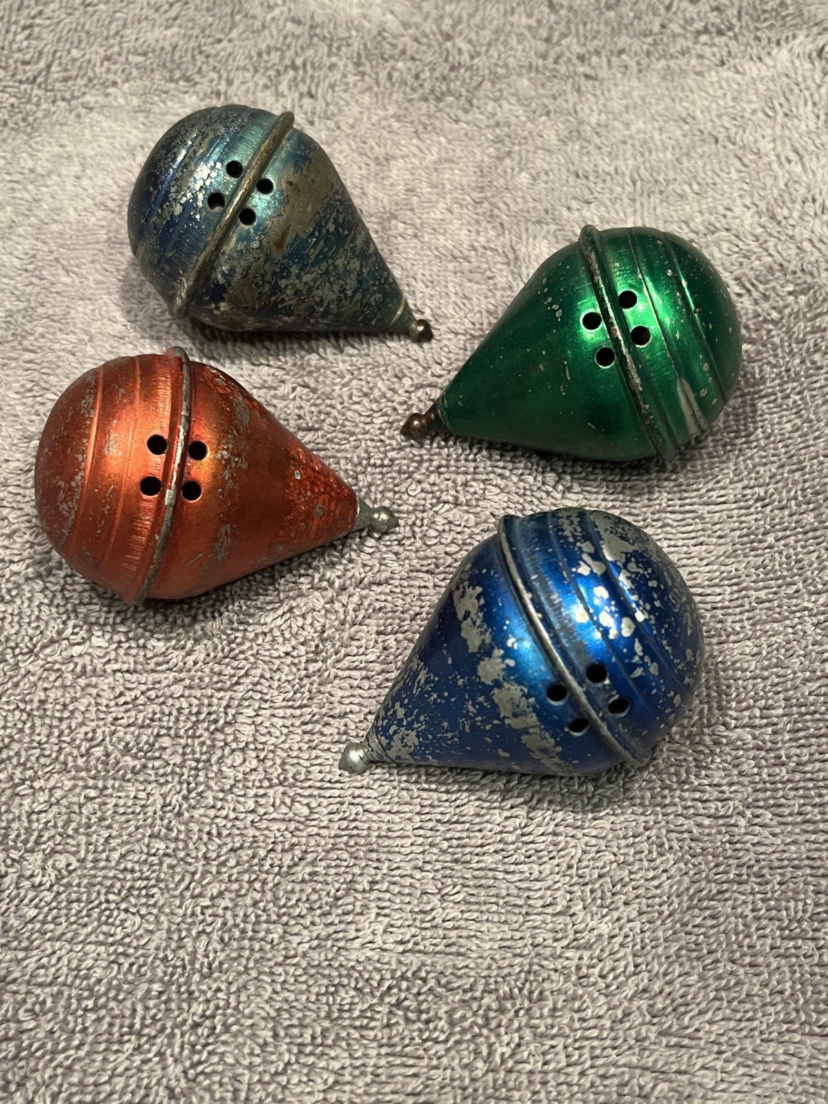 Vintage Siren King Metal Spinning Top - King Tops Chicago