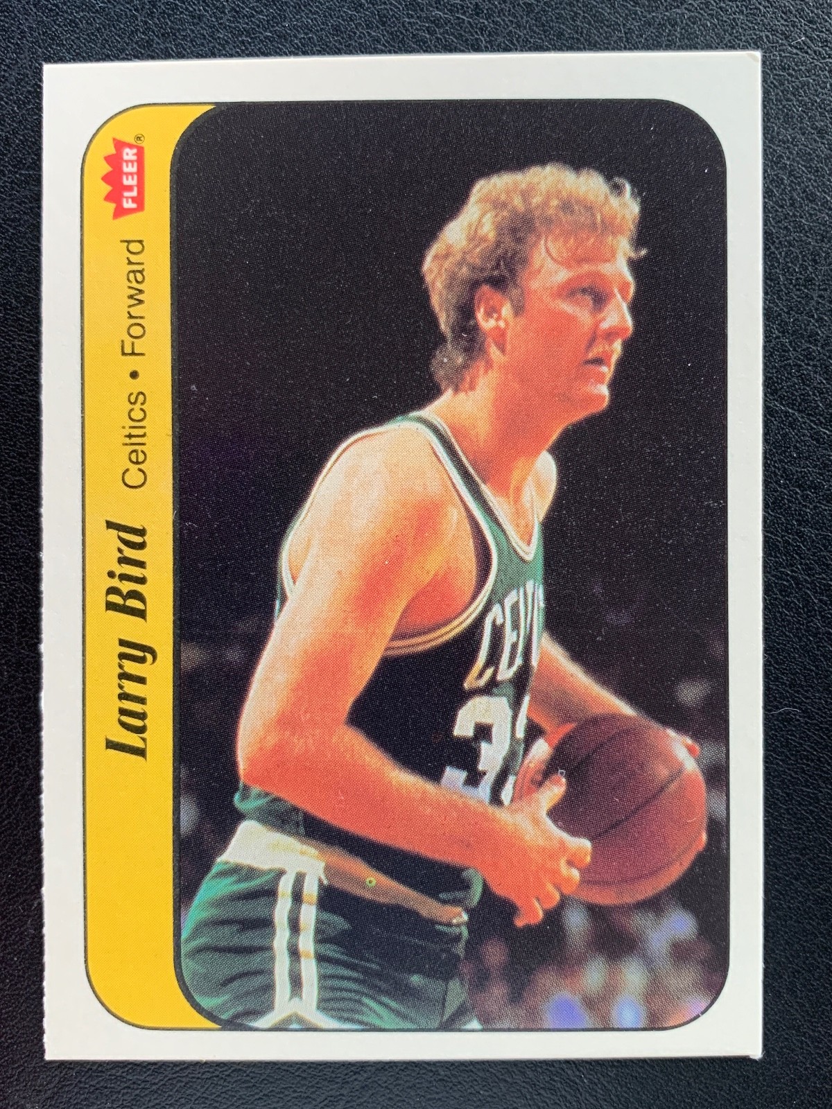 1986 Fleer Basketball Sticker #2 Larry Bird #2