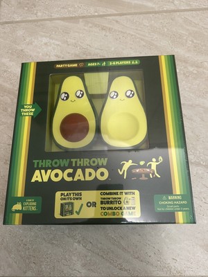 Exploding Kittens Throw Throw Avocado Card Game With Flight Suit Ages 7