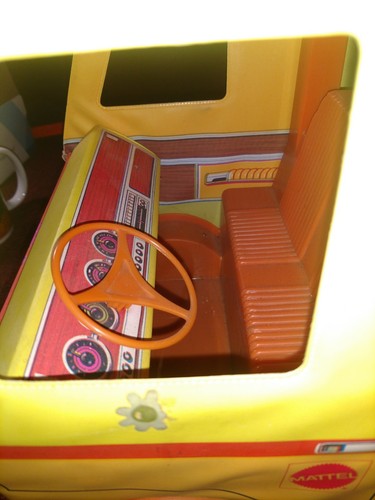 Vintage 1971 Barbie Country Camper RV Mattel-groovy colors