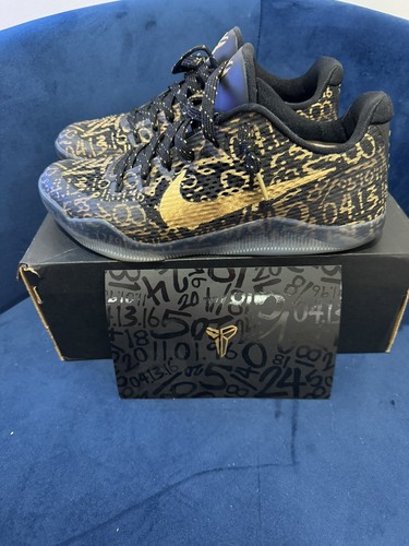 Kobe Bryant 11 Mamba Day ID Custom Black Gold Size 10 VNDS | eBay