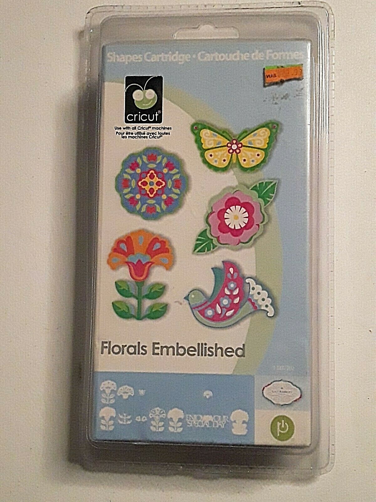 NEW Complete Florals Embellished Cricut Cartridge Flower